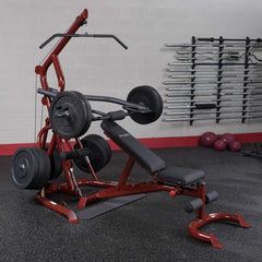 Body-Solid GLGS100P4 Corner Leverage Gym Package