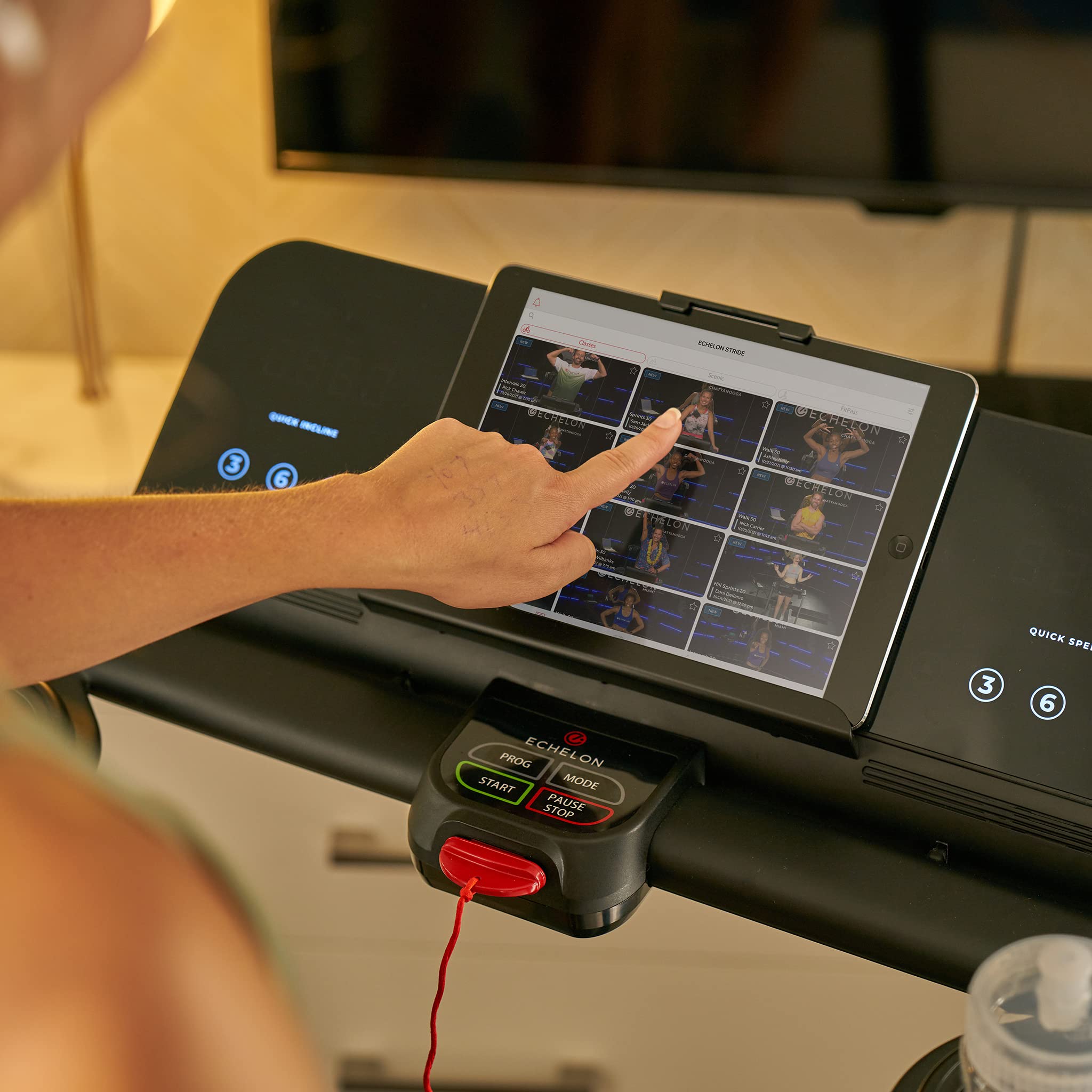 Echelon Stride Auto-Fold Smart Treadmill + Membership