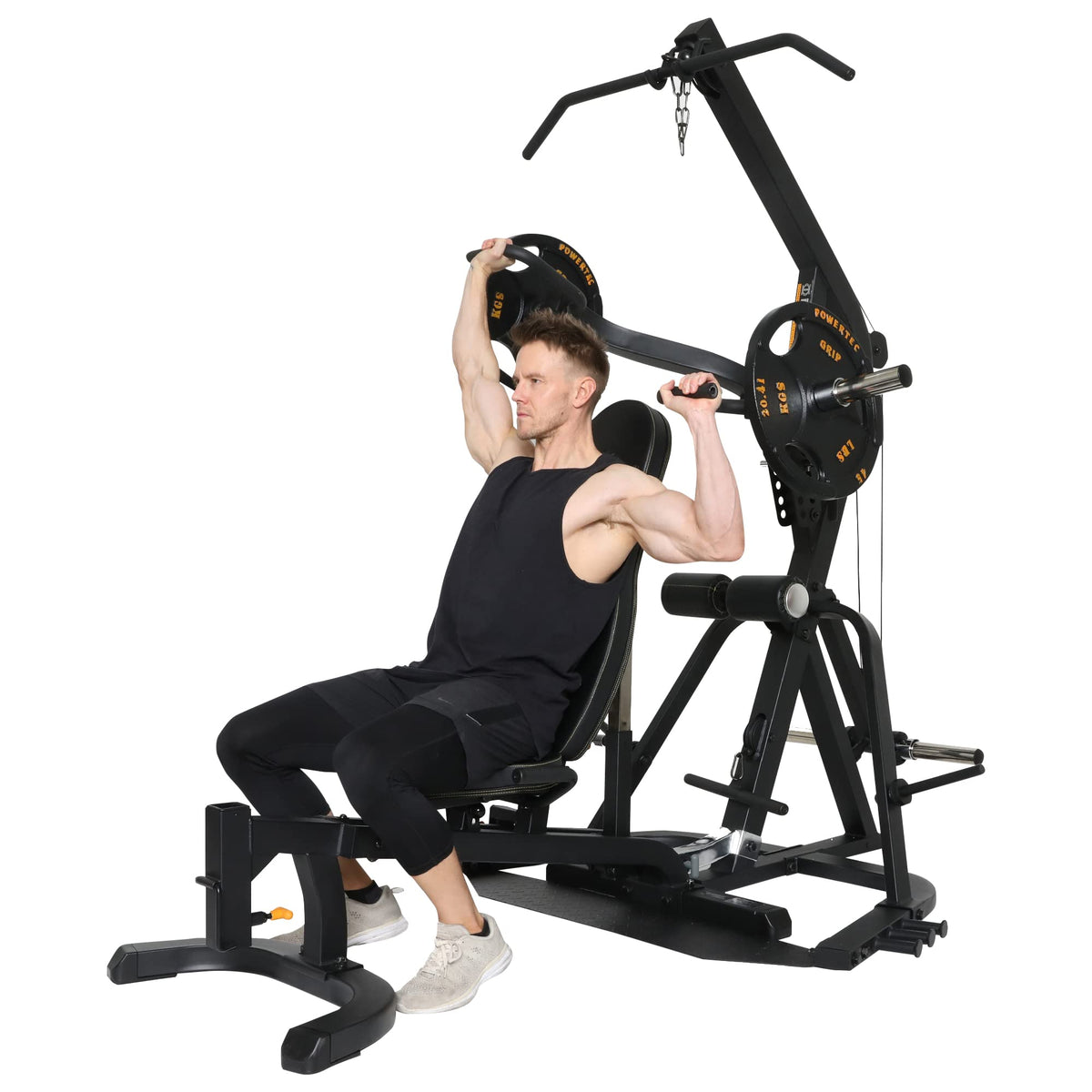 Powertec Fitness Lever Gym Work Bench - Black