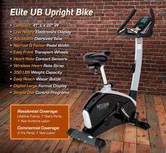3G Cardio Elite UB Upright Bike - Commercial Grade